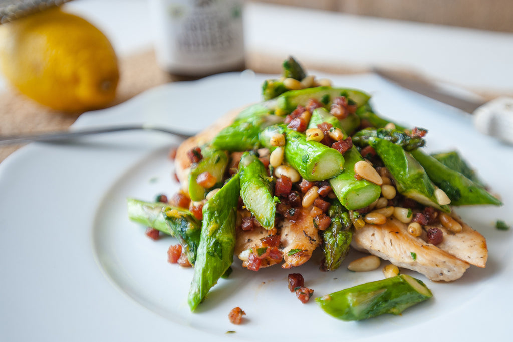 Seared Chicken and Spring Asparagus