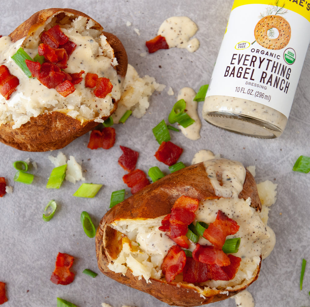 Everything Bagel Ranch Baked Potato