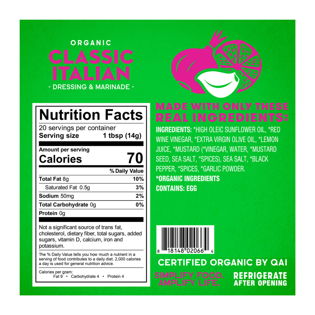 tessemae's classic italian dressing Tessemae's, Pantry, Organic Dressing & Marinade, Classic Italian, 10 fl oz Pack of 2