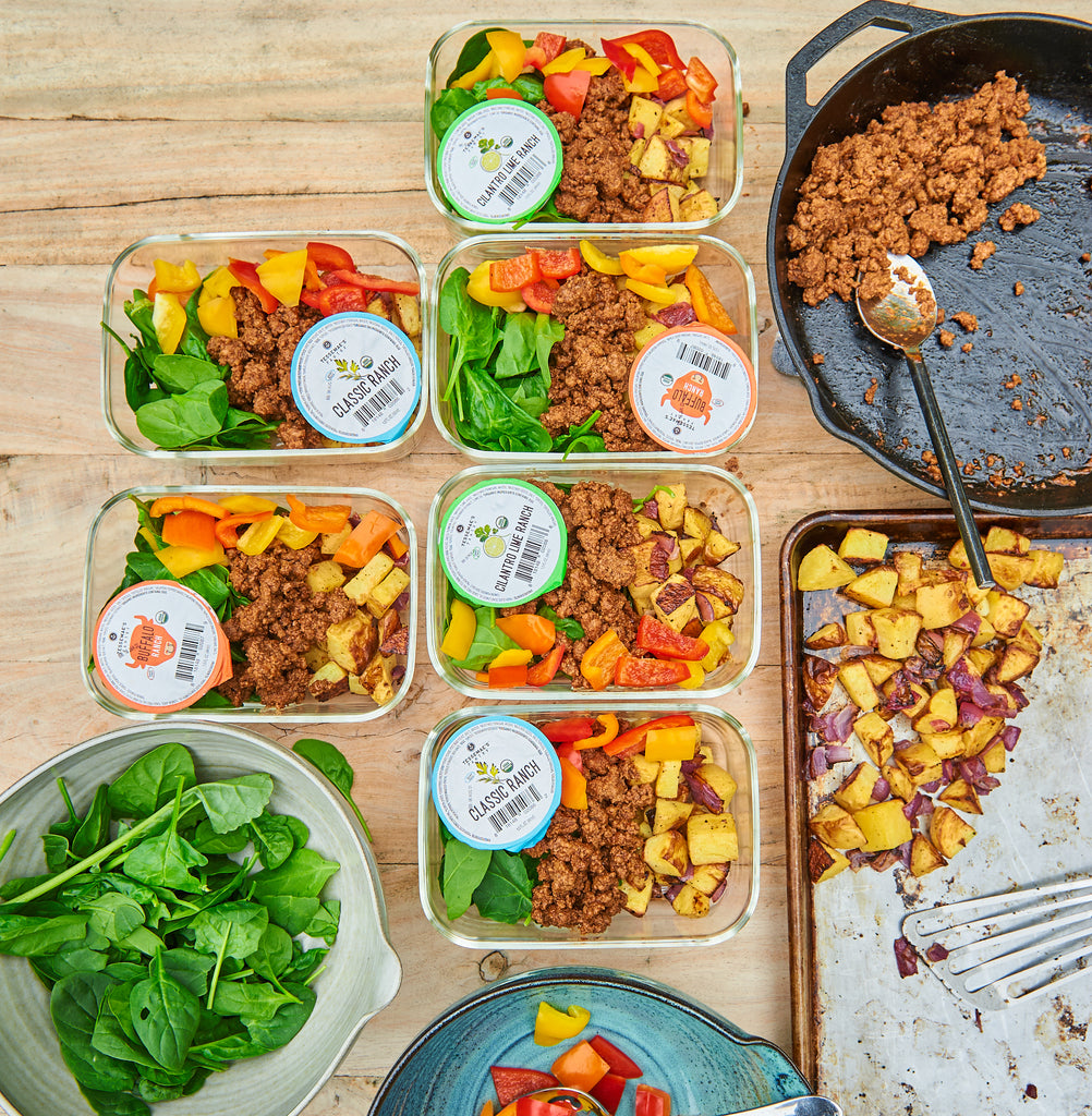 Meal Prep BBQ Ranch Bowls