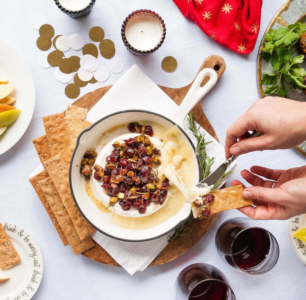 Honey Poppyseed Baked Brie