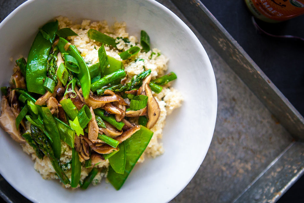 Cauliflower Rice & Spring Veggie Stir Fry
