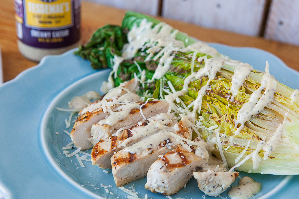 Grilled Chicken (Creamy) Caesar Salad