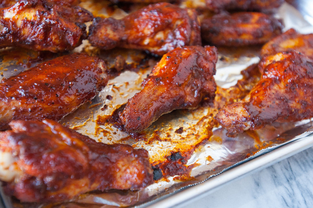 Oven-Roasted Sticky BBQ Wings