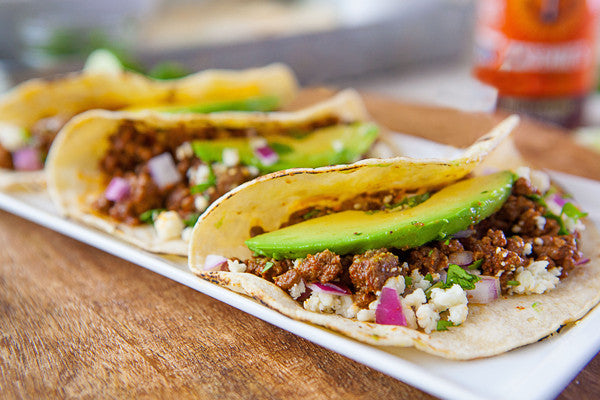 Beef & Avocado Tacos
