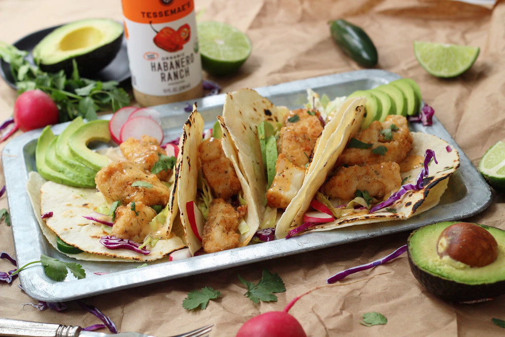 Habanero Ranch Fish Tacos