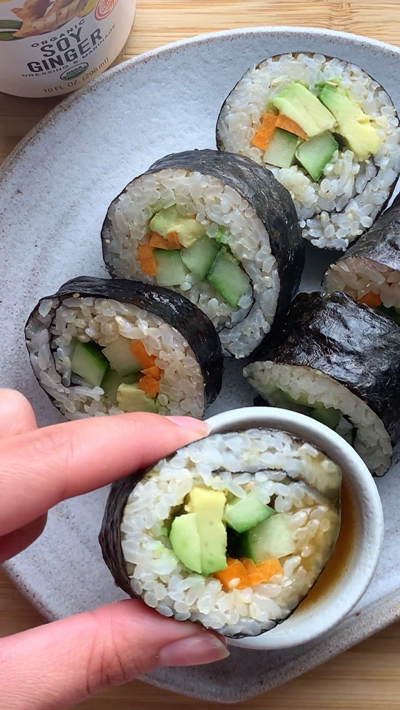 Soy Ginger Vegetable Sushi