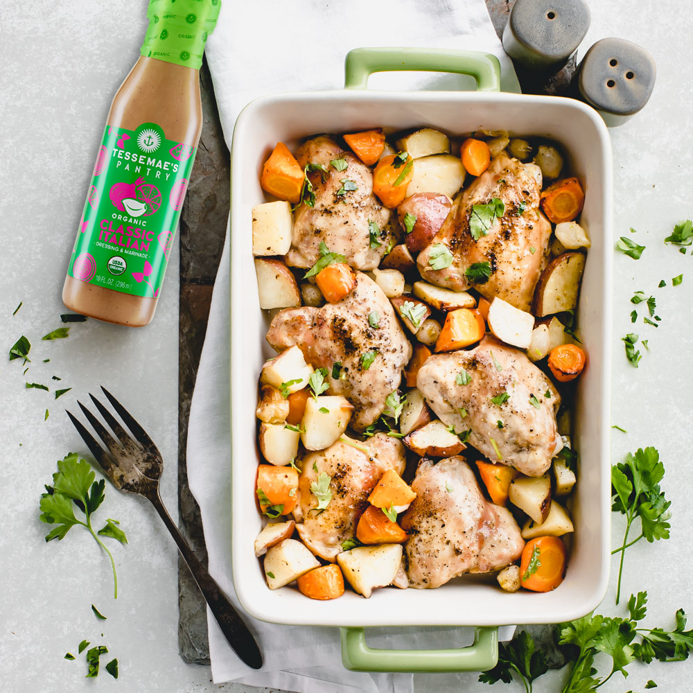 Italian Roasted Chicken and Potatoes