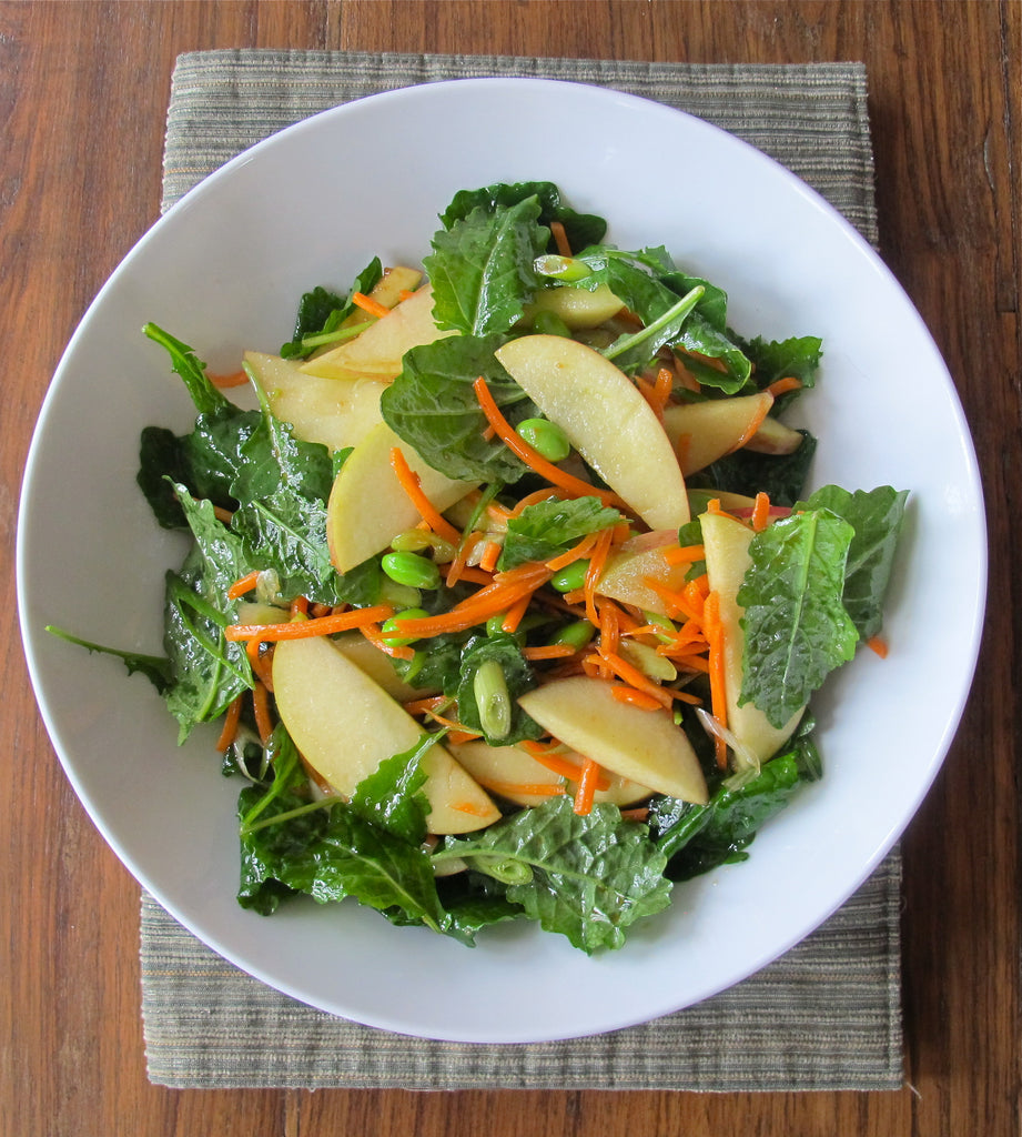 Kale, Edamame & Apple Salad
