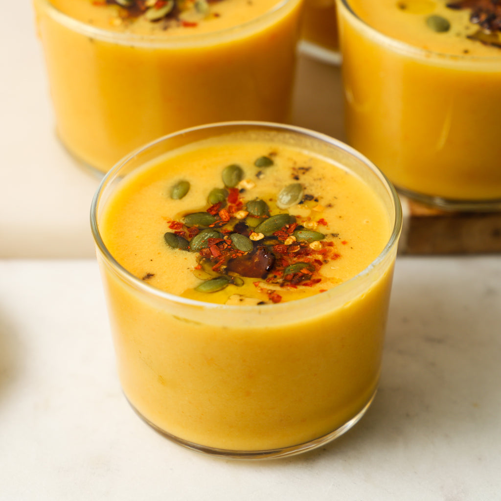 Roasted Acorn Squash & Parsnip Soup