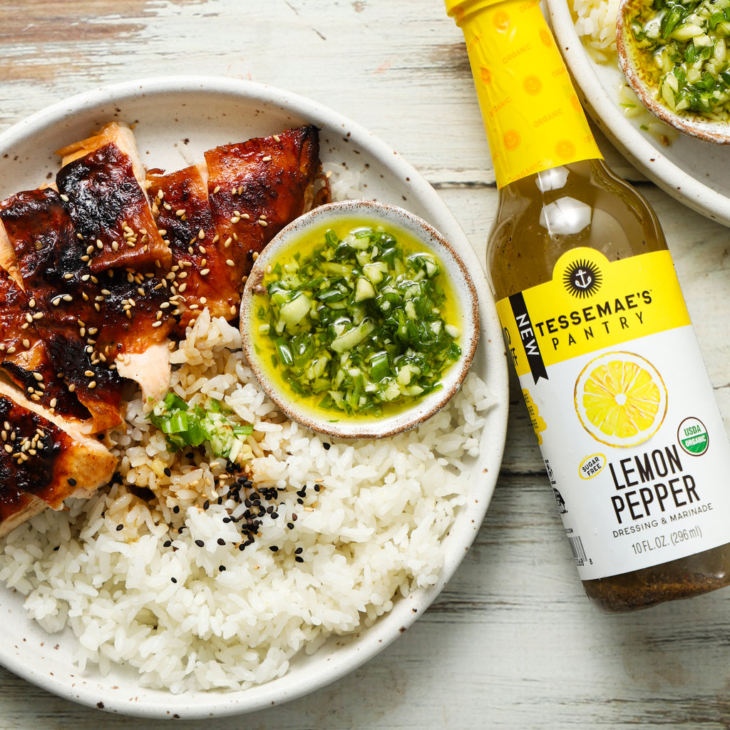 Ginger Scallion Roasted Chicken