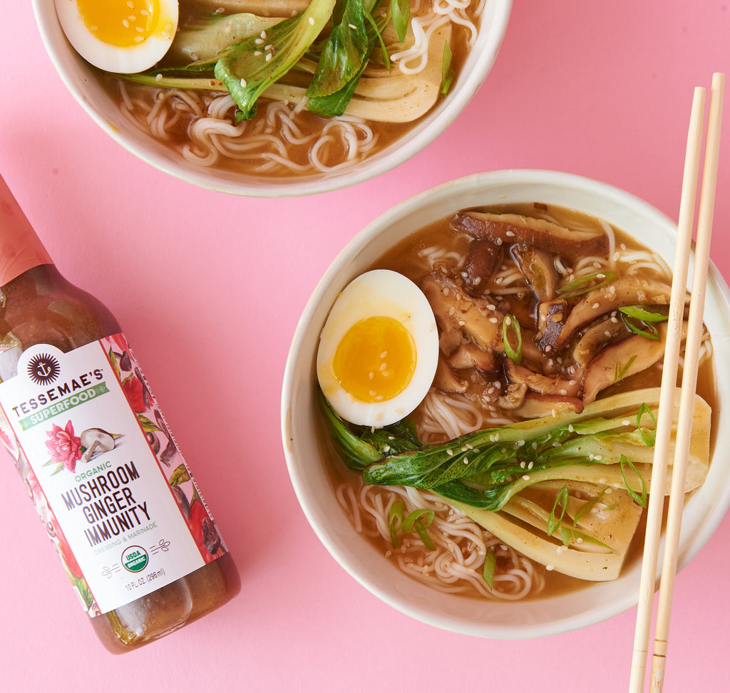 Mushroom Ginger Ramen Bowl