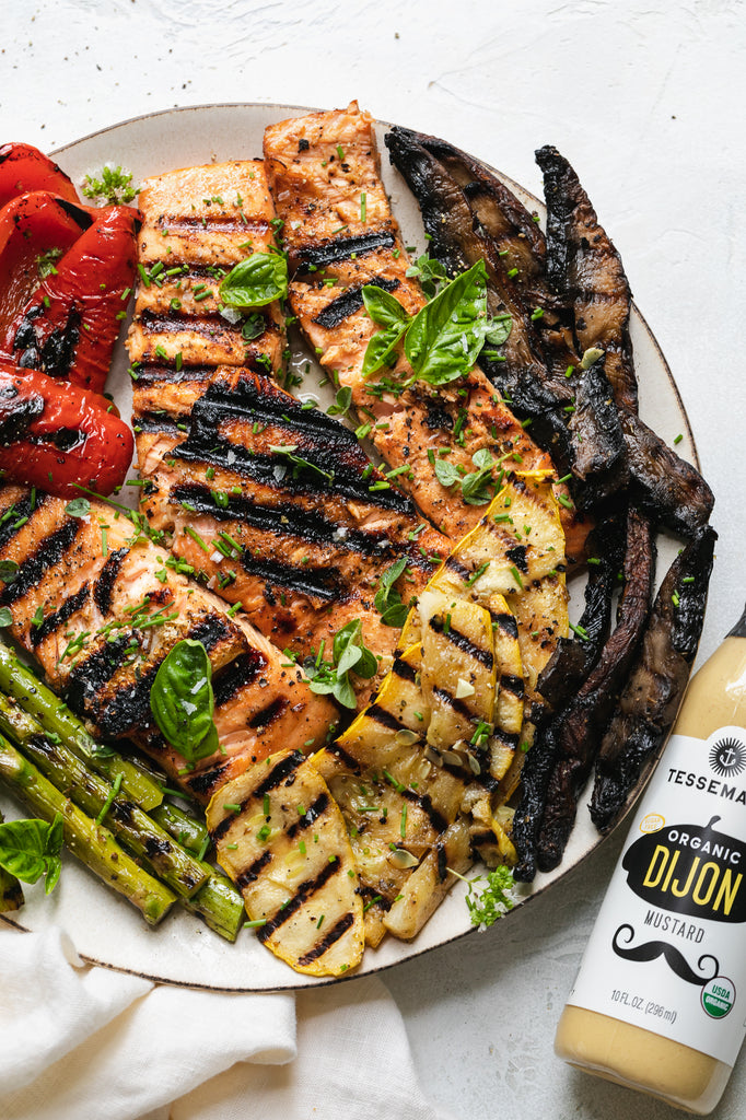 Maple Dijon Grilled Salmon