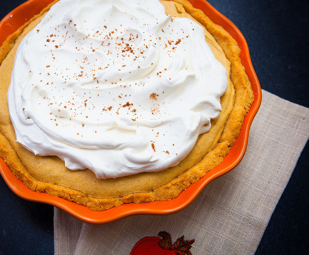 Pumpkin Maple Mousse Pie (No Bake!)