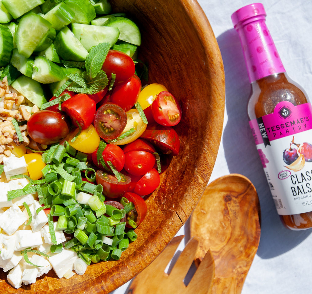Balsamic Couscous with Tomato & Feta