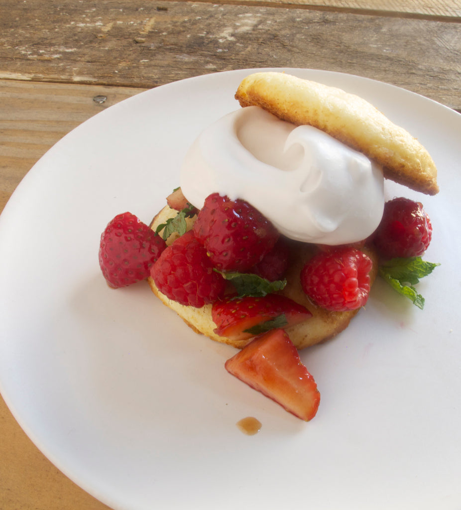 Berry Shortcakes with Coconut Cream