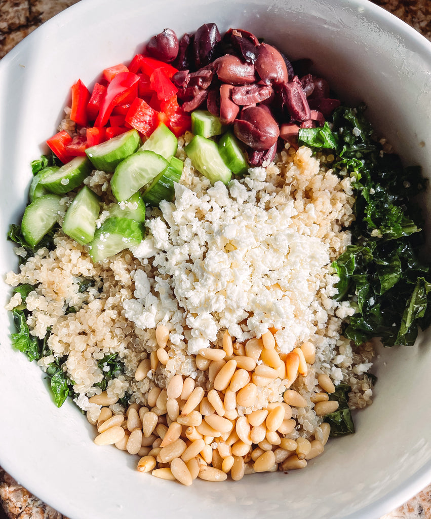 Chopped Greek Kale Salad