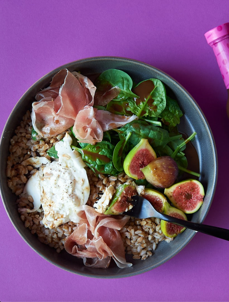 Balsamic Burrata Bowl with Fresh Figs