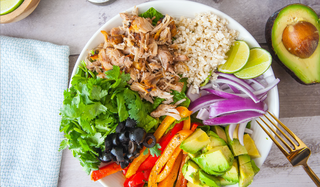 Carnitas Taco Salad Bowl