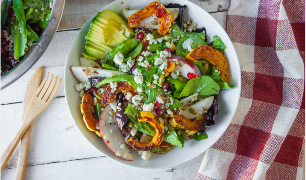 Delicata Squash & Cabbage Salad