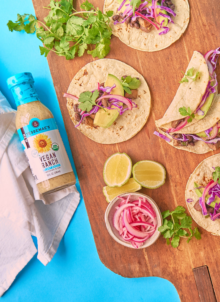 Black Bean & Avocado Tacos