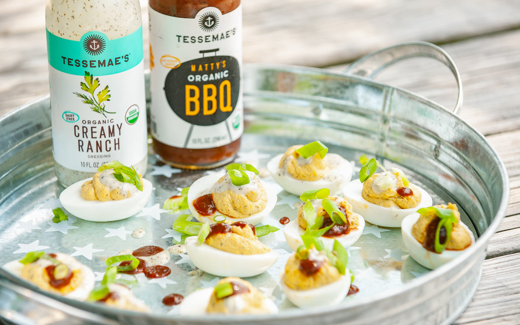 BBQ Ranch Deviled Eggs