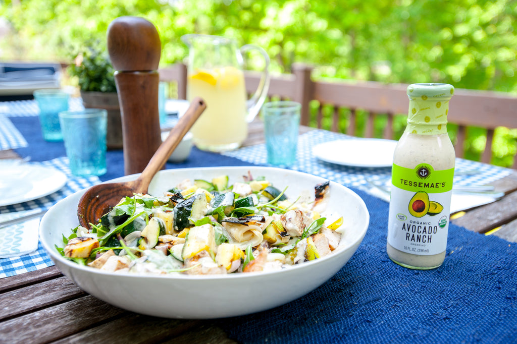 Charred & Chopped Chicken & Veggie Salad