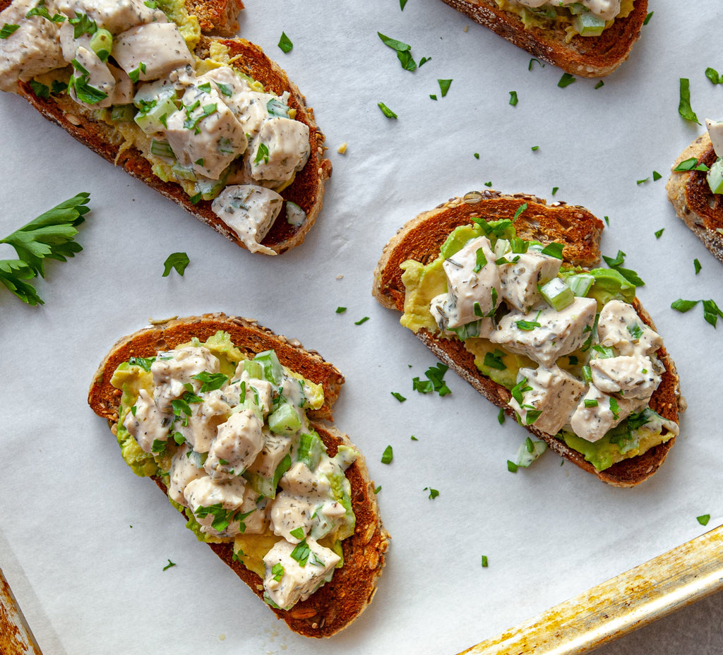 Creamy Avocado Ranch Chicken Salad