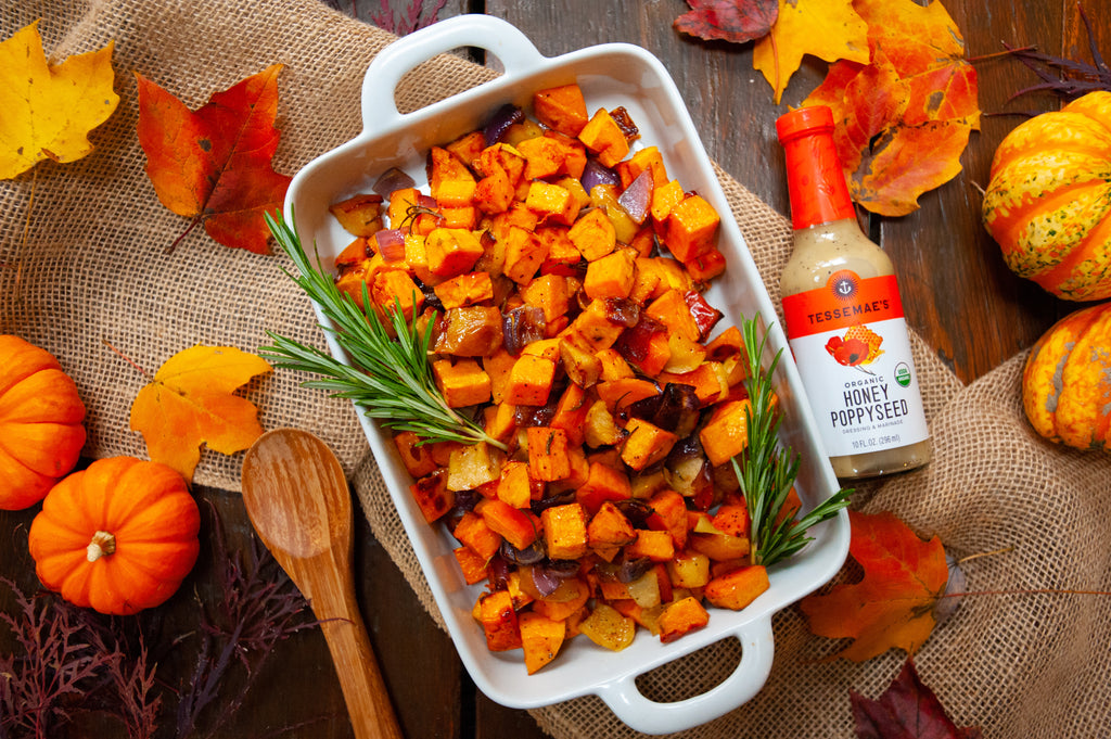 Honey Roasted Sweet Potato & Apples