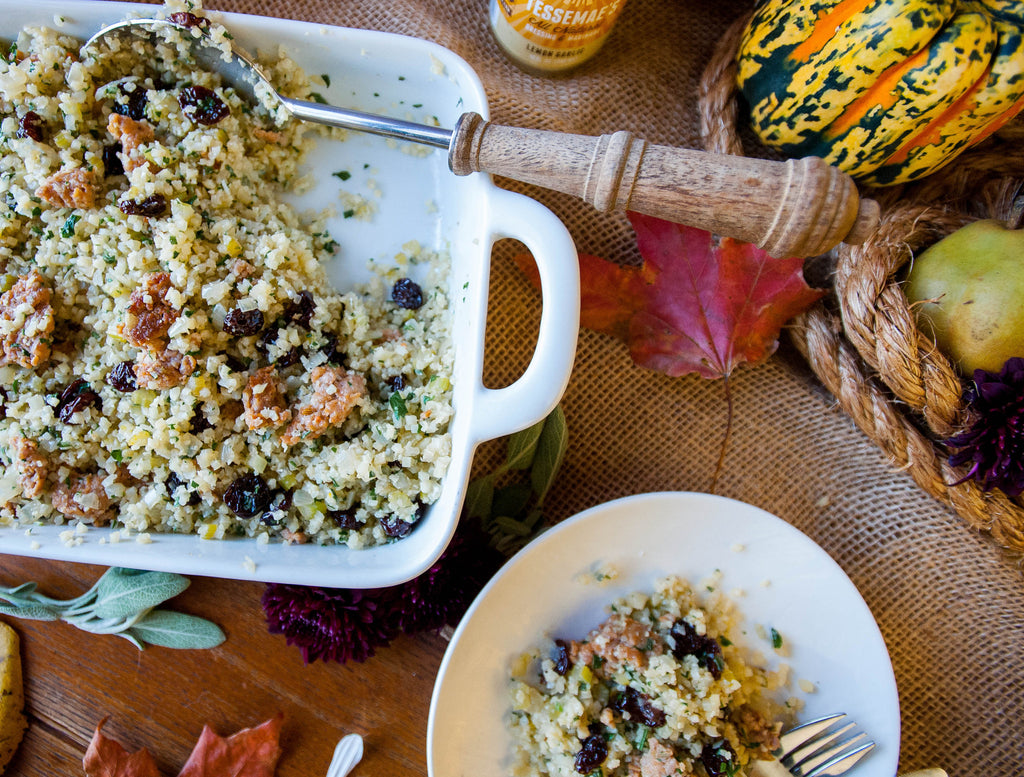 Dried Cherry, Cauliflower & Sausage Stuffing