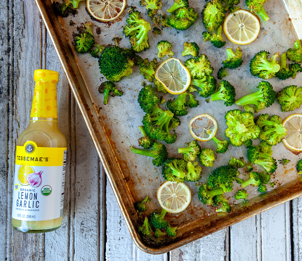 Lemony Roasted Broccoli