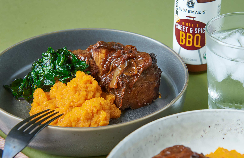 Slow Cooker BBQ Braised Short Ribs
