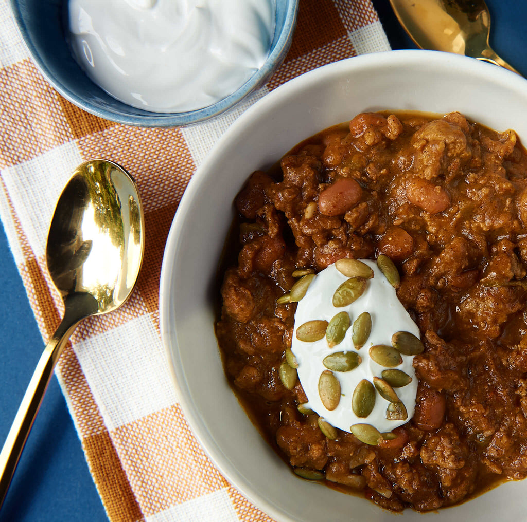 Savory Turkey & Pumpkin Chili