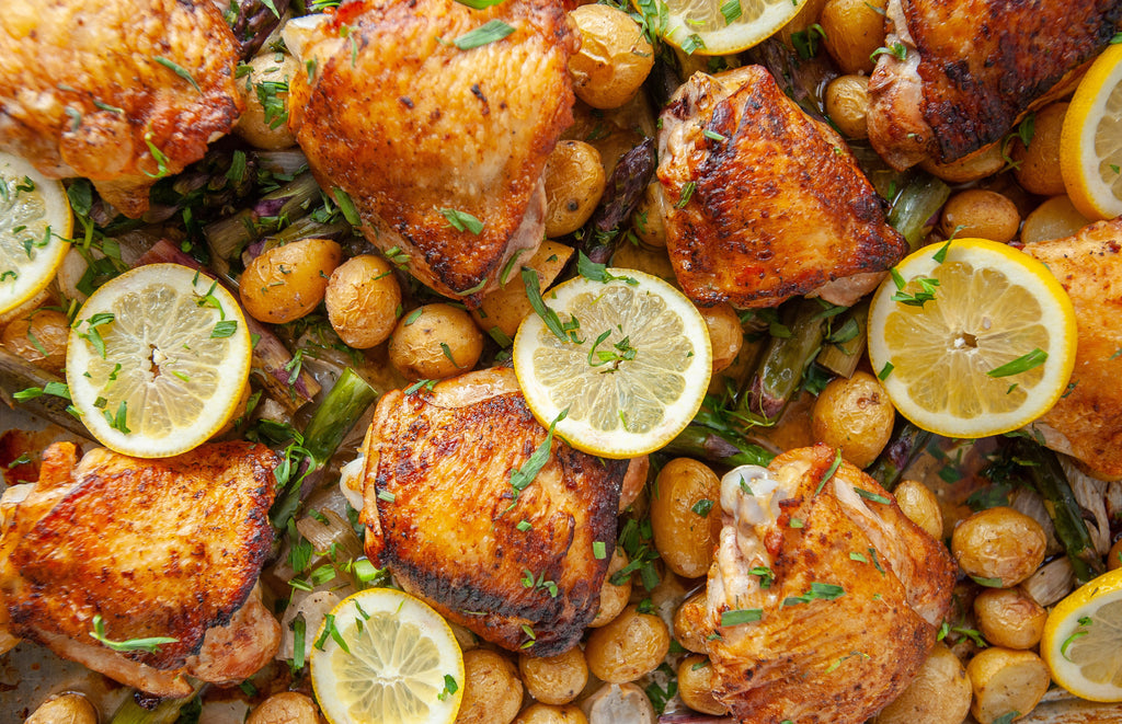 Crispy Balsamic Chicken & Asparagus