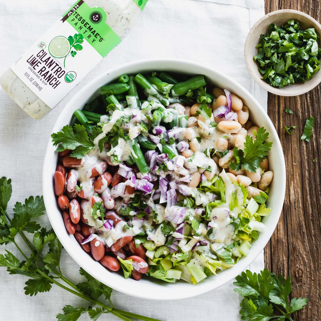 Cilantro Lime Three Bean Salad