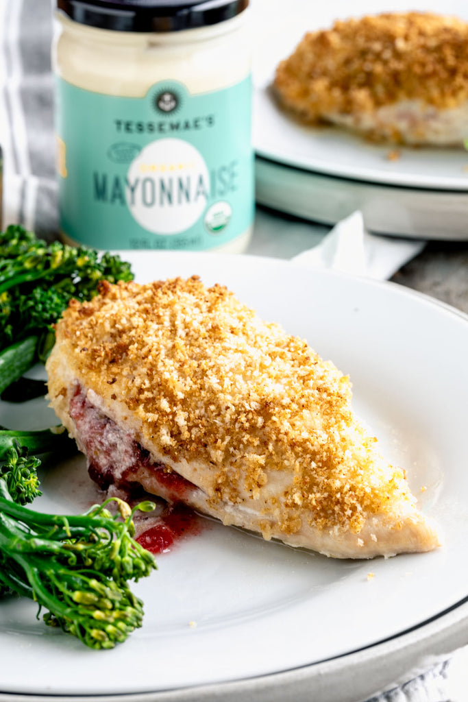 Cranberry Goat Cheese Stuffed Chicken