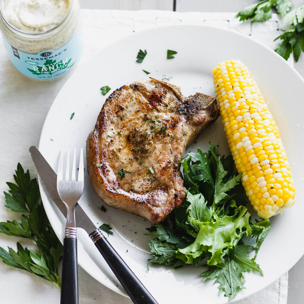 Ranch Grilled Pork Chops