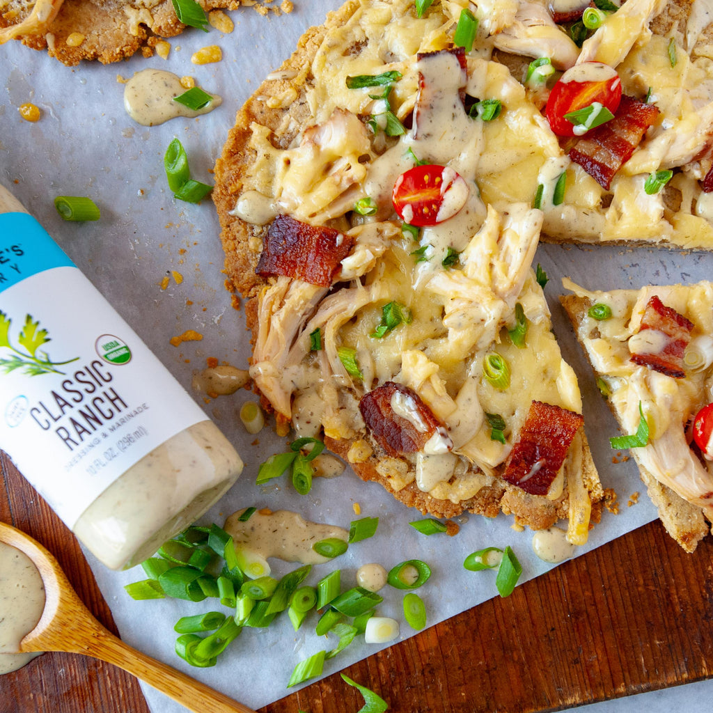 Chicken Bacon Ranch Pizzas