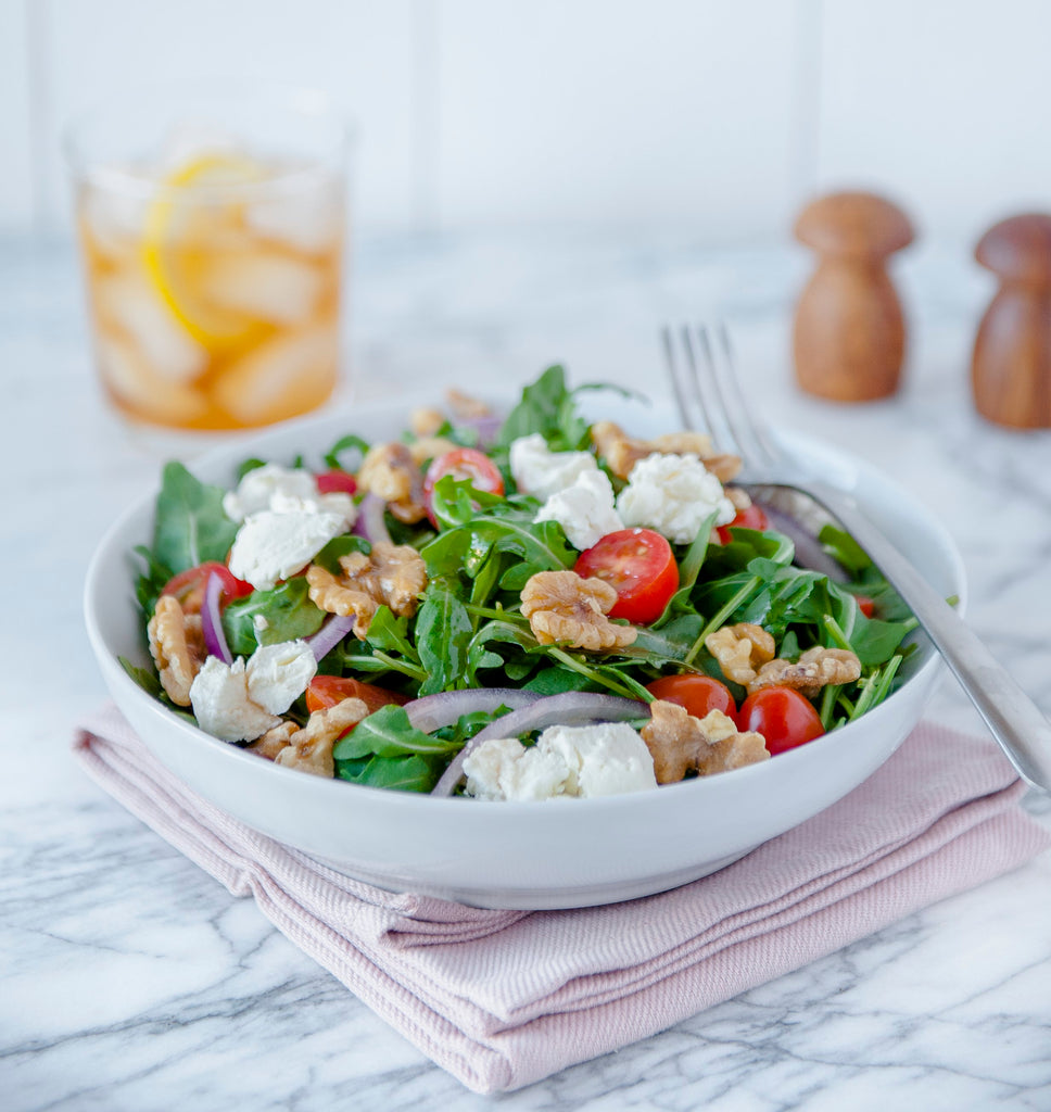 Balsamic Arugula & Goat Cheese Salad