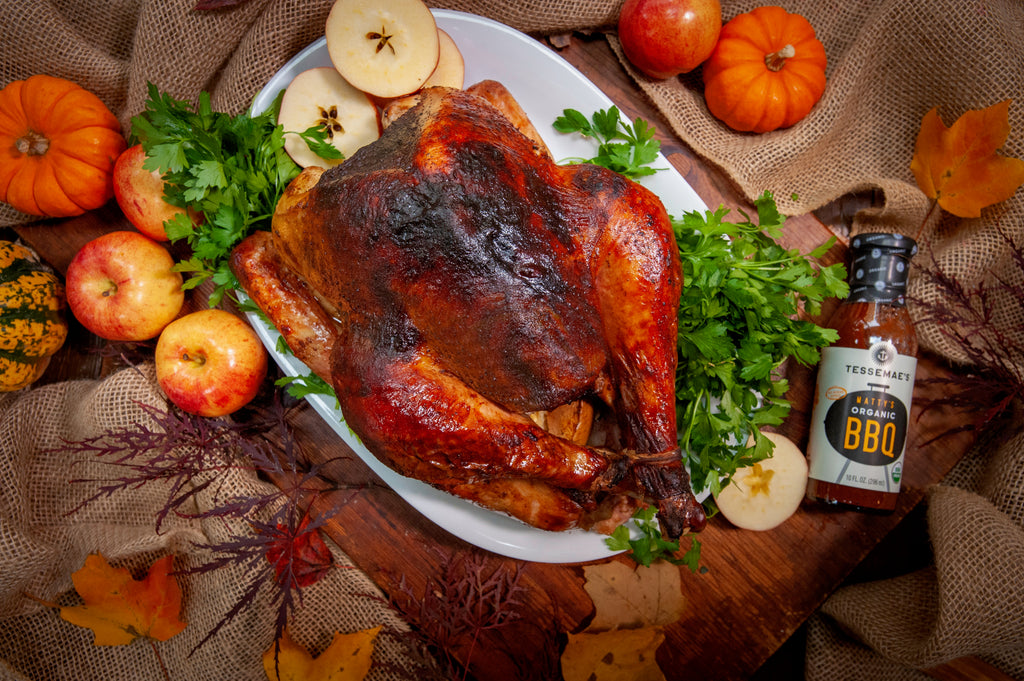 Grilled Butter BBQ Turkey