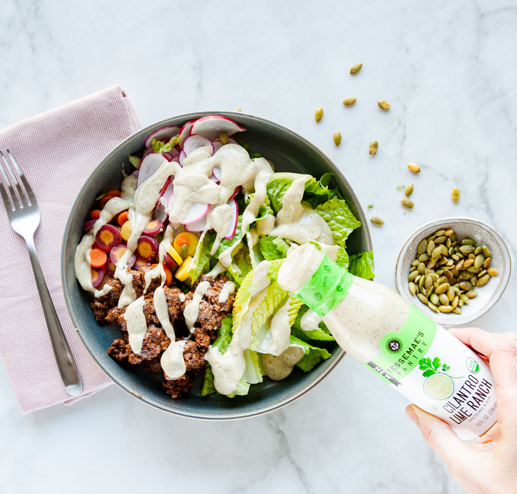 No Recipe Cilantro Lime Taco Bowl