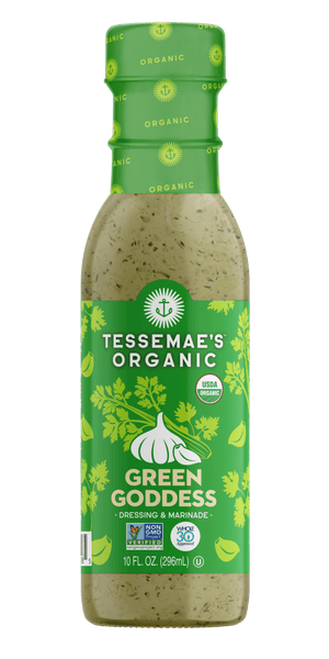 Tessemae's Organic Green Goddess Dressing Bottle Front