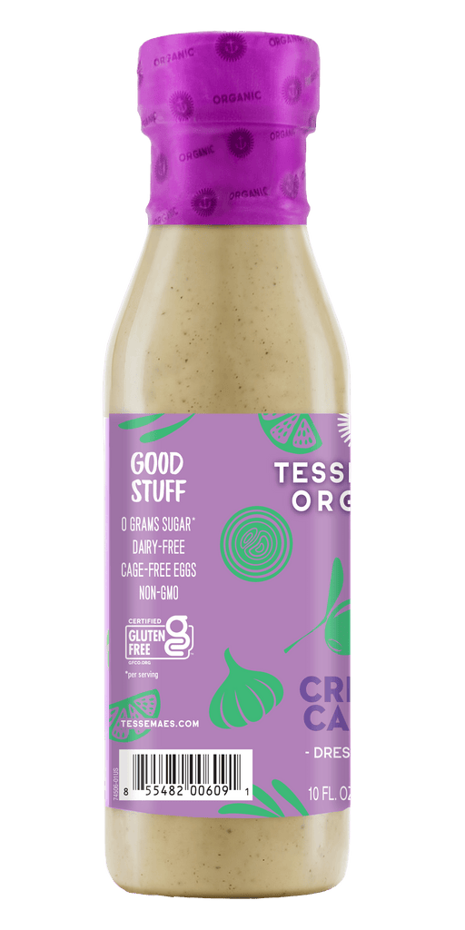 Tessemae's Organic Creamy Caesar Dressing 10 fl oz Bottle Tessemae's Organic Creamy Caesar Dressing 10 fl oz Bottle