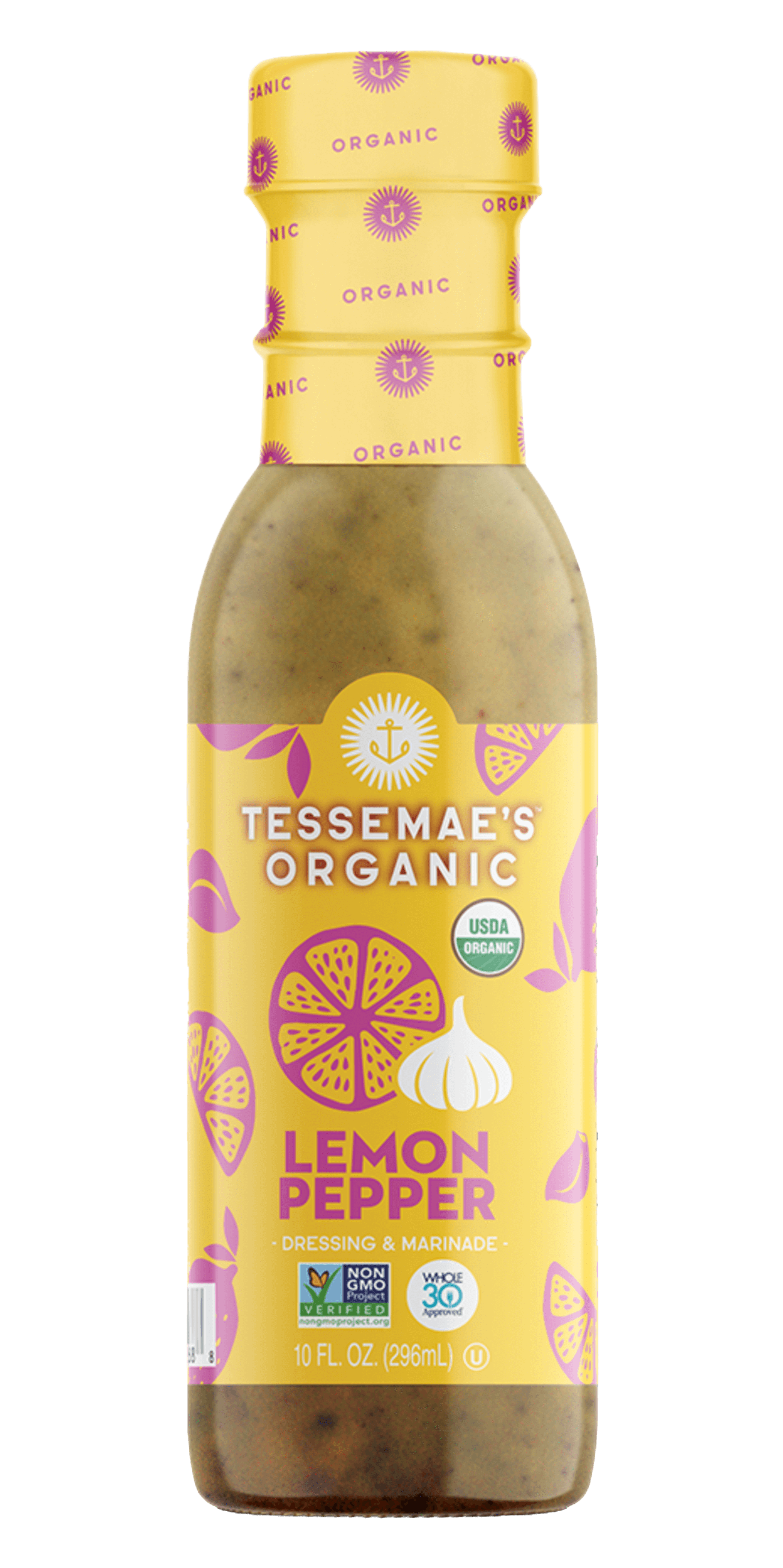 Tessemae's Pantry Dressing & Marinade, Lemon Pepper 10 fl oz Tessemae's Pantry Dressing & Marinade, Lemon Pepper 10 fl oz