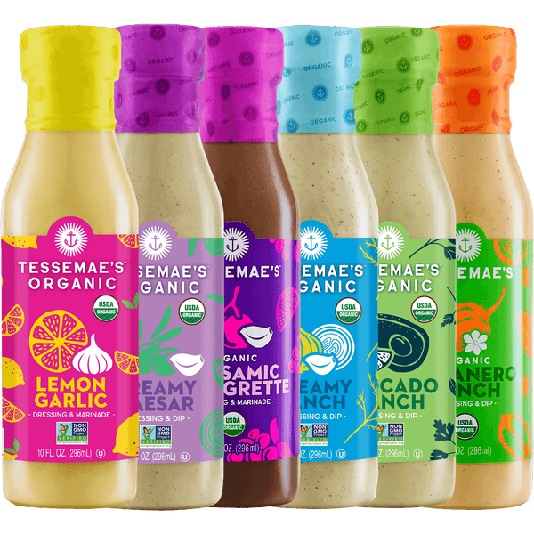 tessemae's classic italian dressing Tessemae's Organic Salad Dressing Pantry Classic Italian - 10 Fluid Ounce