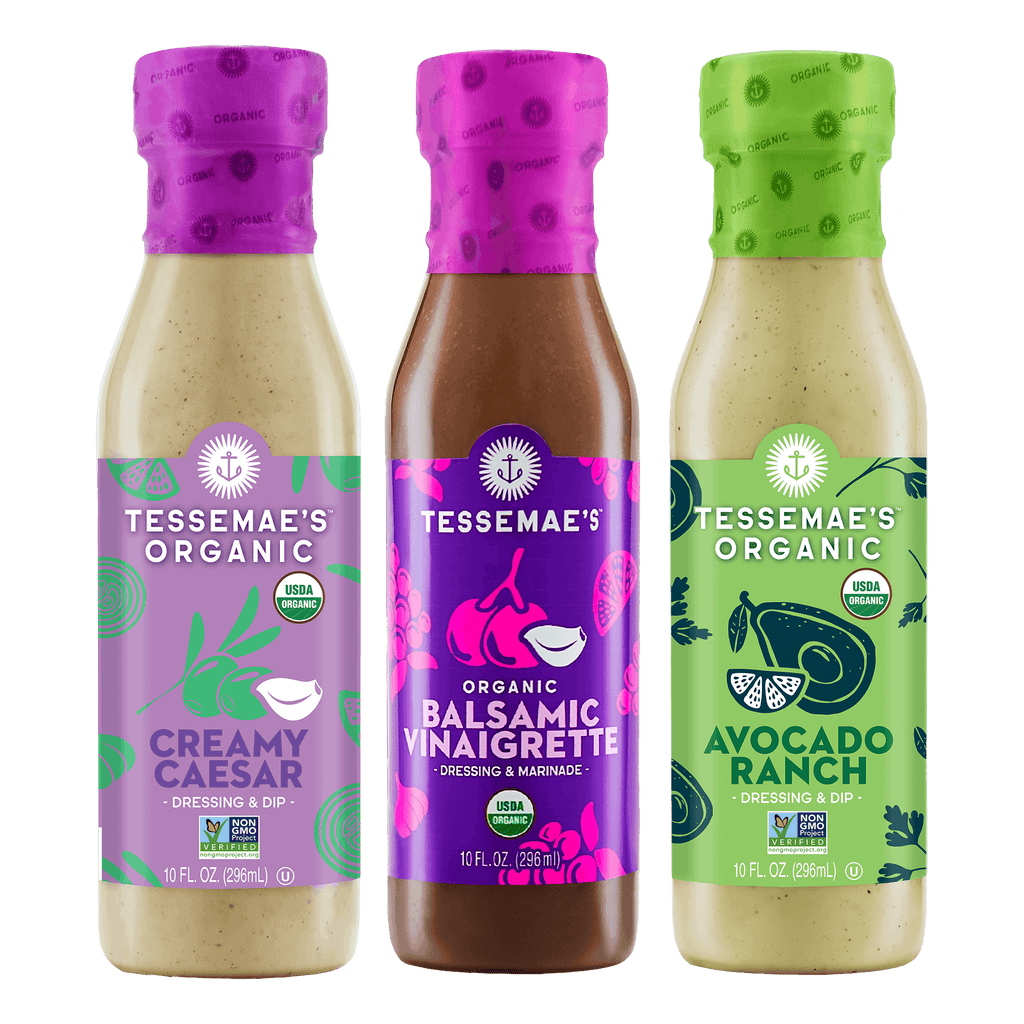 Organic Dressing Trio