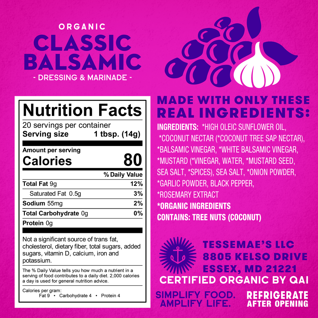 Pantry Classic Balsamic - Tessemae's All Natural