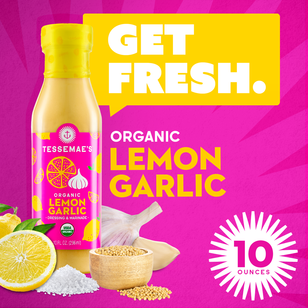 Organic Lemon Garlic - Tessemae's All Natural